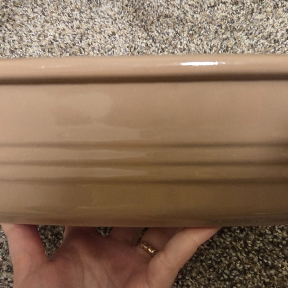 The Pampered Chef 3.1 Quart Deep Covered Baker in Taupe - Picture 4 of 8